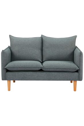 Livetastic 2-Sitzer-Sofa, Dunkelgrau, Textil, Kiefer, F&uuml;llung: Schaumstoff,Schaumstoff, 130x84x82 cm, Wohnzimmer, Sofas & Couches, Sofas, Textilsofas