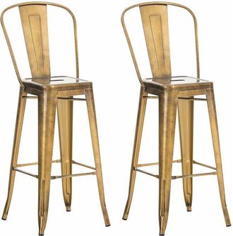 Clp Set 2 sgabelli Aiden oro