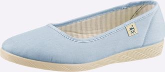 Casual Looks Slipper CASUAL LOOKS, Damen, Gr. 36, hellblau, Textil, Schuhe Slipper