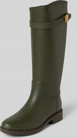 Lauren Ralph Lauren Stiefel mit Dornschließe in Oliv, Größe 36