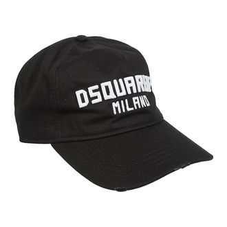 Dsquared2 Baseball Cap - Heren - Petten - Zwart - ONE Size - Katoen - Accessoires