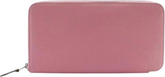 Herm&egrave;s Pre-owned Wallets, female, Pink, Size: ONE SIZE Pre-owned Azap Zip Around Wallet