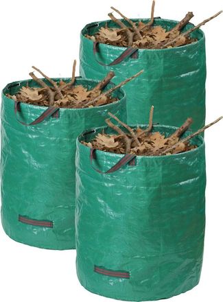 No Brand Bolsas De Basura Para Jard&iacute;n De 272 Litros (paquete De 3), Aptas Para Residuos Vegetales