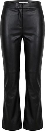 Max Mara Wijde broek - Dames - Wijde Broeken - Zwart - S - Broeken