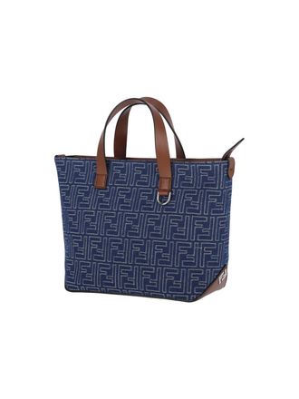 Fendi Mens Bags Blue Cotton