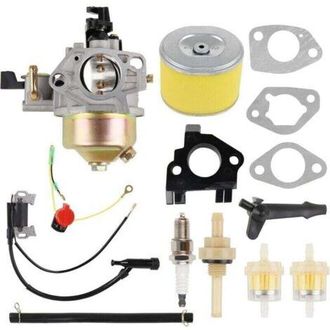 OEM Kit De Reemplazo De Carburador Para Cortac&eacute;sped Gx340 Con Bobina De Encendido Para Honda Gx390 Gx 390 Gx 340 13hp 11hp Gx340u1 Gx340r1 Gx340k1 Wt40xk1