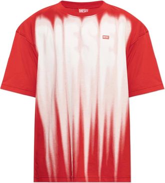 Diesel Hombre, Camisetas, Rojo, Talla: 2XL