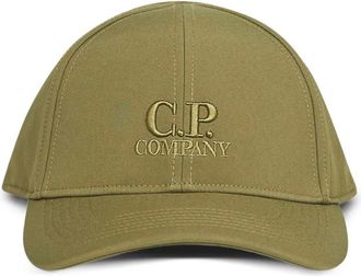 C.P. Company Cappello da baseball con ricamo - Verde