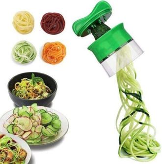 OEM Cortador De Verduras Con Cuchilla En Espiral Para Espaguetis De Verduras, Cortador De Verduras Para Zanahorias, Pepinos, Patatas, Calabazas, Calabacin