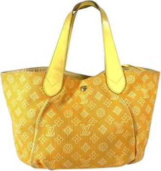Louis Vuitton Pre-owned Tote Bags, female, Yellow, Size: ONE SIZE Pre-owned Vintage Tote Bag