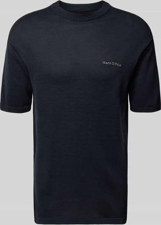 Marc O'Polo Regular Fit T-Shirt aus reiner Baumwolle Marc OPolo &times; DFB Travel Collection in Dunkelblau, Gr&ouml;&szlig;e XXL