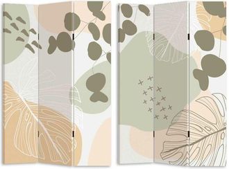 Vacchetti Vacchetti - Paravento Estampado Multicolor 3 Paneles Rectangular 120,6x2,5xh180,6x2,5xh180
