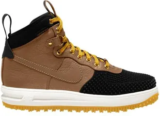 Nike Mens Lunar Force 1 Duckboot - Shoes Brown/Black/Gold Size 10.0
