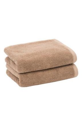 Linum Home Textiles 2-Pack Ediree Cotton Hand Towel Set in Cocoa at Nordstrom Rack