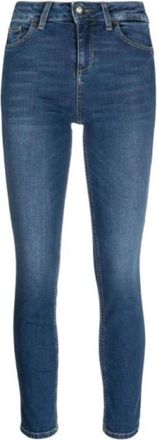 Liu Jo Monroe Skinny 7/8 Jeans - Dames - Skinny Jeans - Blauw - W25 - Katoen - Jeans