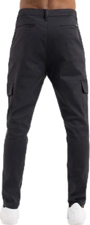 Bee Inspired Collection Felipe Mens Cargo Pants, Charcoal, Regular Fit, Multi-Pocket Design with Belt Loops, Metal Badge Detail (UK, Waist & Inseam, 34, 32)