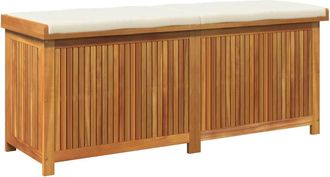 vidaXL Scatola Cuscini Da Esterno 150x50x60,5 Cm Legno Massello Acacia - Vidaxl