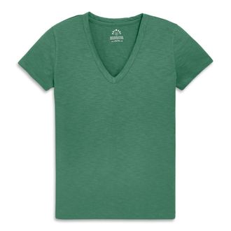 primary Womens Fit Classic Slub V-Neck Tee in Chive at Nordstrom, Size Xx-Large