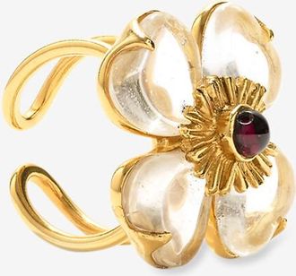 Goossens Paris Ring mit Halbedelsteinen Trèfle