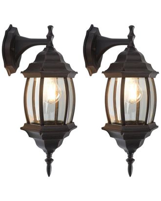 Safavieh Grazia 6.5In Outdoor Sconce Set Of 2