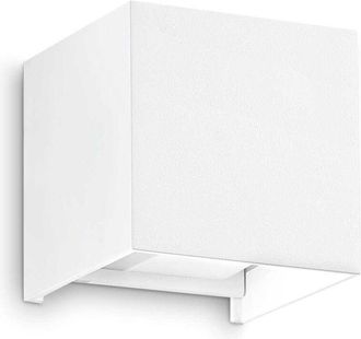 Ideal Lux Ideal Lux - Atom 2 Light Integrated led Outdoor Up Down Wall Lamp White 1050Lm 3000K IP54