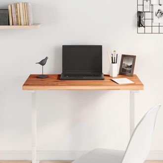 vidaXL Piano Tavolo 80x40x2,5cm Rettangolare Legno Massello Di Faggio - Vidaxl