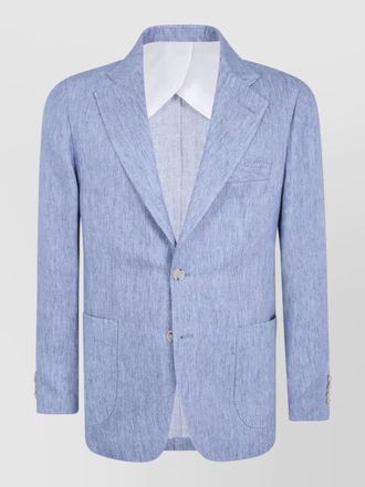 Barba linen suit jacket