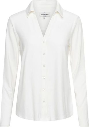 &Co Woman Overhemden, Dames, Wit, 3Xl, Jersey Blouse