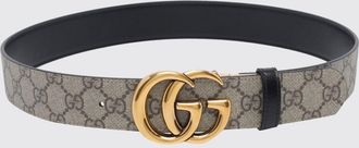 Gucci Cintura reversibile GG Marmont in tessuto Supreme con fibbia monogram