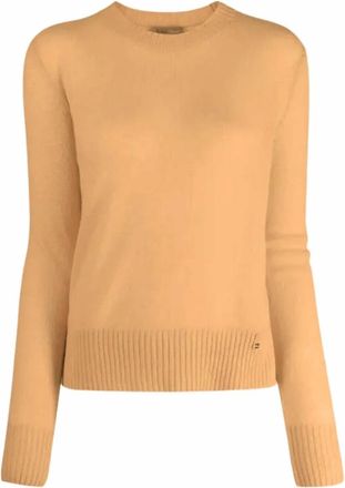 Herno Womens Long Sleeve Sweater In Camel