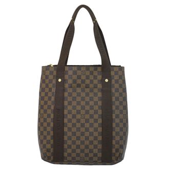 Louis Vuitton Beaubourg Damier Brown Canvas Handbag (Pre-Owned)