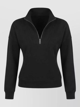 Calvin Klein logo high collar long sleeve top