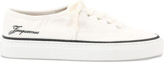 Jacquemus White Cotton Skate Sneakers