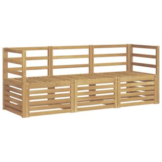 vidaXL Juegos De Sof&aacute;s Madera De Acacia S&oacute;lida Vidaxl