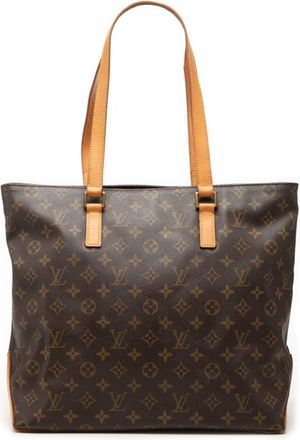 Louis Vuitton Brown Pvc Leather Shoulder Bag Tote Bag (Pre-Owned)