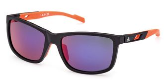 Adidas Sport SP0047 02Z Mens Sunglasses Black Size 60