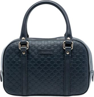 Gucci Pre-owned Gucci Small Microssima Bree Satchel Ladies TSJD3EPN7WFCROUF