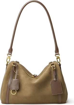 Generic Compatible For Womens Bag Faux Suede Shoulder Bags Versatile Cowhide Women Crossbody(3199-Apricot)