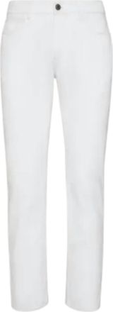 Ferragamo Mens Five Pocket Trousers In White