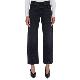 Pistola Denim Lexi Mid Rise Bowed Jeans In Silver Screen