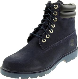 Timberland Mens 6 Inch WR Basic Fashion Boots, Black Nubuck, 9 UK