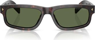 Prada Stijlvolle zonnebril met model B11S - unisex - Zonnebrillen - Bruin - 57 MM - Accessoires