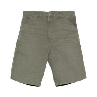 Carhartt Work in Progress Carhartt Wip, Casual Shorts, male, Green, Size: W30 Single Knee Short