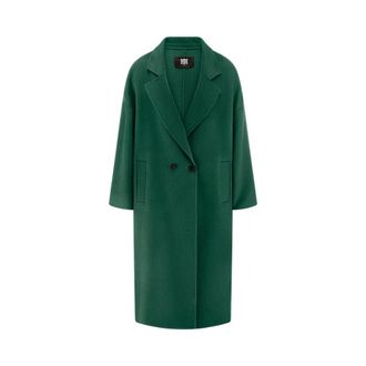 Riani Jassen, Dames, Groen, L, Wol, Recht Gesneden Jas