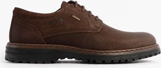 Josef Seibel Erroll 50 Mens Waterproof Shoes Moro Brown Leather - Size UK 9.5