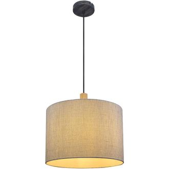 Globo Lighting L&aacute;mpara Colgante - Roger - Gris - Metal - &Oslash; 40cm - E27 - - Globo
