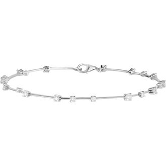 Lana Jewelry 14K Gold Solo Moveable Diamond Bracelet in White Gold at Nordstrom, Size 6