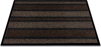 RugsX Rugsx - Doormat arizona 401 antislip, outdoor, indoor, gum - brown brown 90x150 cm
