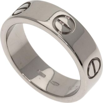 Cartier White Gold White Gold (18K) Band Ring (Pre-Owned)