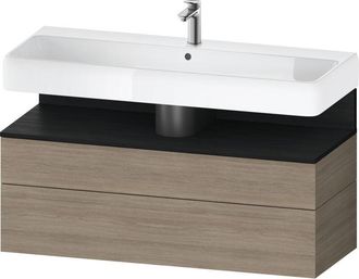 Duravit Qatego Mueble Bajo Lavabo, 1 Extra&iacute;ble Y 1 Caj&oacute;n, - Duravit